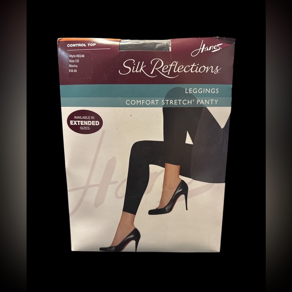 Accessories - Hanes Silk Reflections Leggings Size CD Mocha Style 0B248 New Old Stock
